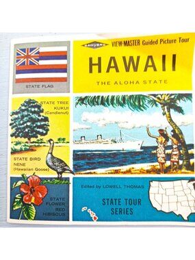 VintageView Master Hawaii Aloha State 3 Reel Set Packet Sawyer's Inc